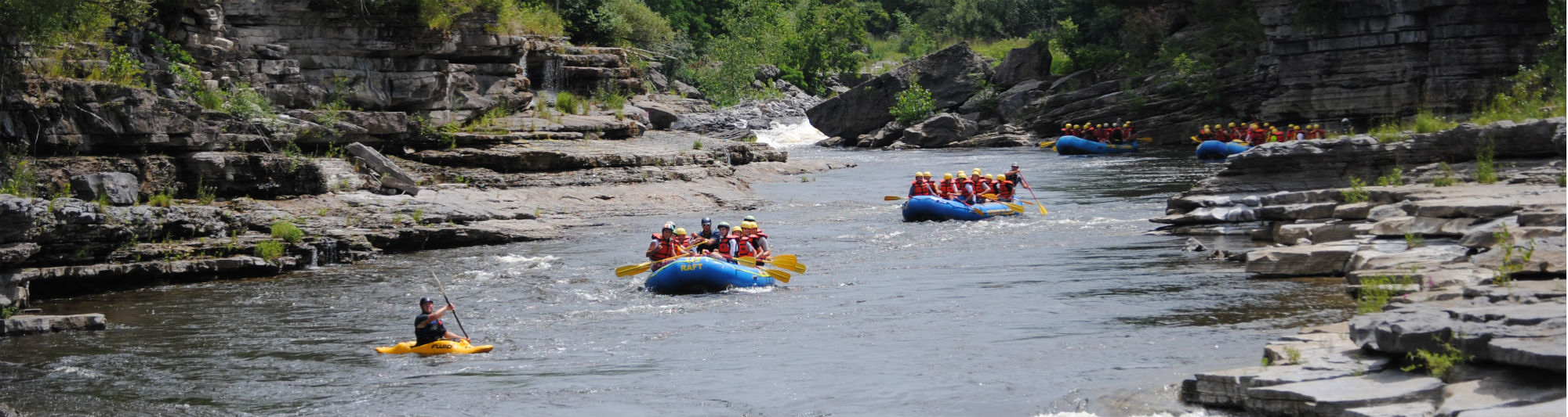 White water rafting is not a water park ride!