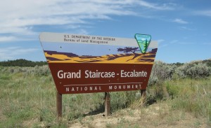 Grand Staircase sign